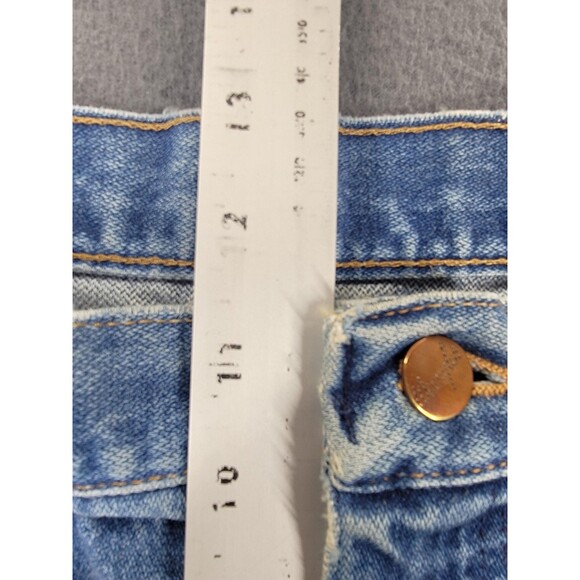 Vintage Wrangler Jeans Mens 34x31 Straight Leg USA Made Distressed Denim 90s - Picture 8 of 14